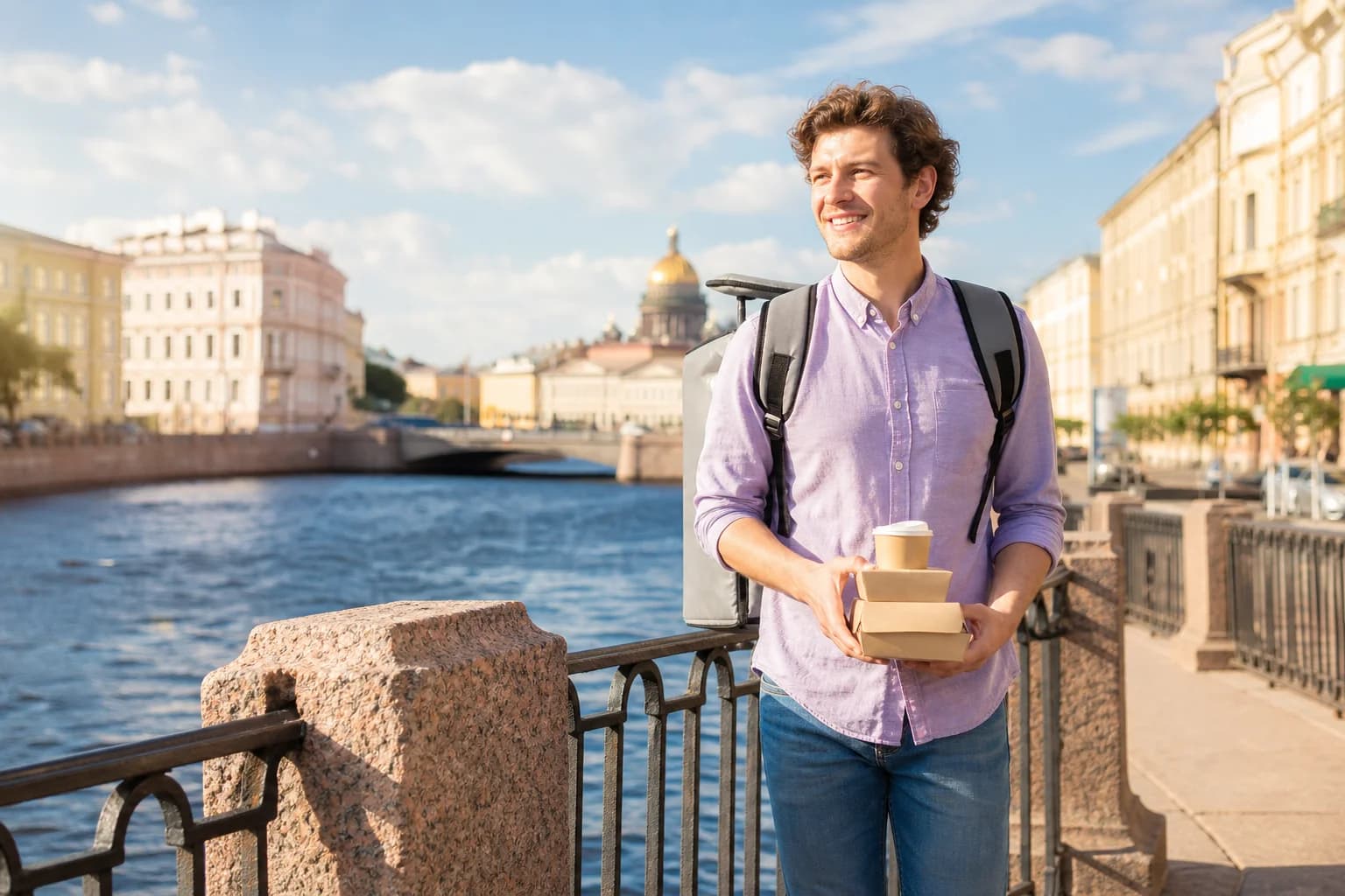 Курьер доставки в Санкт-Петербурге